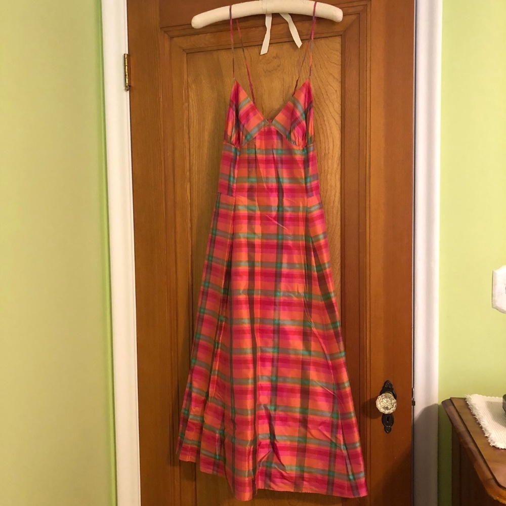 Isaac Mizrahi for Target Madras Silk Midi Dress